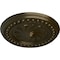 Ekena Millwork Foster Shell Ceiling Medallion (Fits Canopies up to 9 5/8"), Hnd-Painted Green Gold, 15 3/4"OD x 2"P CM15FOGGS - alternate 4